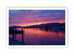 New Zealand Sunset Canvas Art Print
