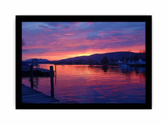New Zealand Sunset Canvas Art Print