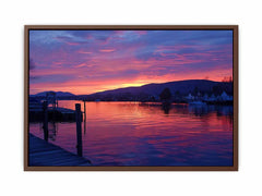 New Zealand Sunset Canvas Art Print