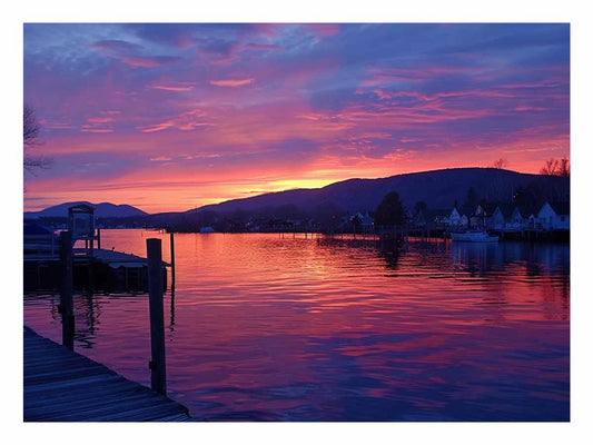 New Zealand Sunset Canvas Art Print