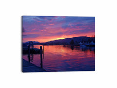 New Zealand Sunset Canvas Art Print