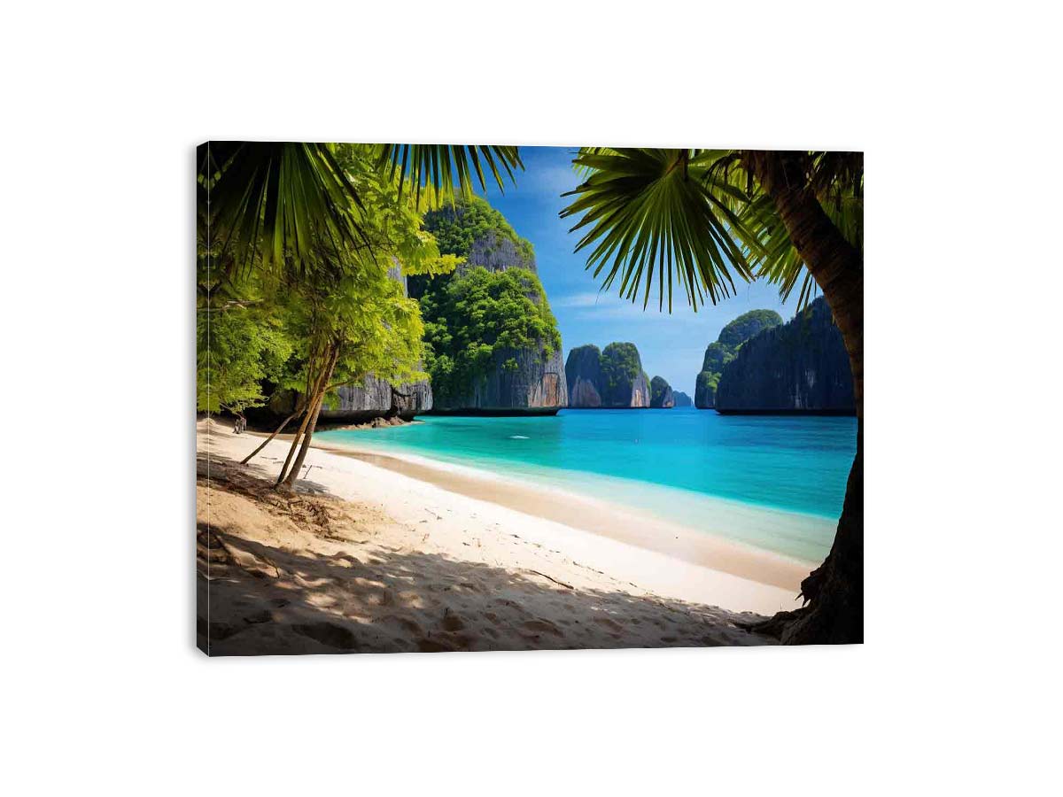 Phi Phi Island Thailand Canvas Art Print