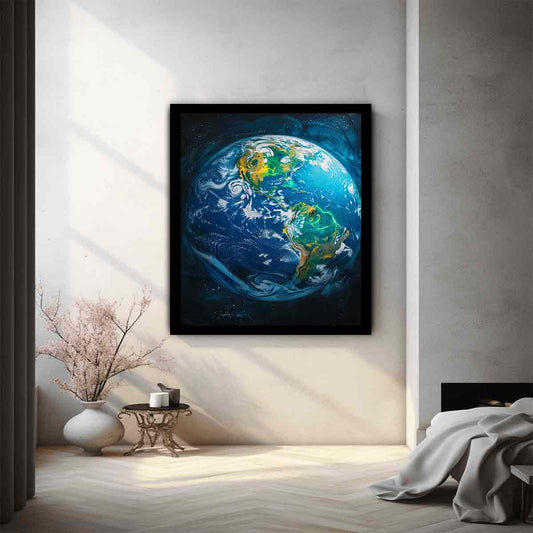 Earth  Canvas Painting Art