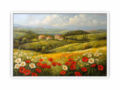 Sunflower Field Canvas Painting Art Print