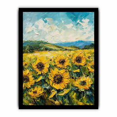 Sunflowers  Canvas Painting Art Print