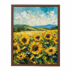 Sunflowers  Canvas Painting Art Print