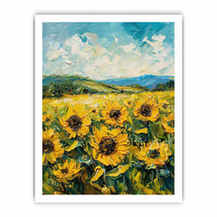 Sunflowers  Canvas Painting Art Print