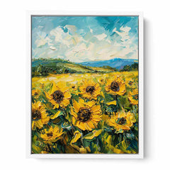 Sunflowers  Canvas Painting Art Print