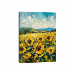 Sunflowers  Canvas Painting Art Print