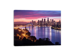 Brisbane River Canvas Art Print