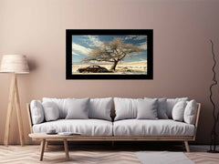 Desert Car Parking  Canvas Art Print