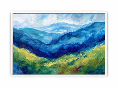 Blue Mountians Canvas Painting Art Print