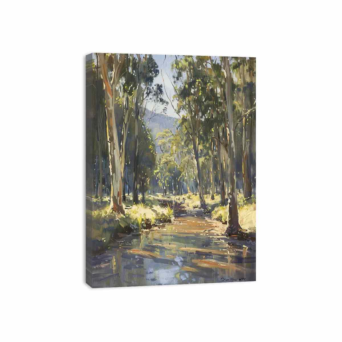 Beautiful Creek Canvas Art Print