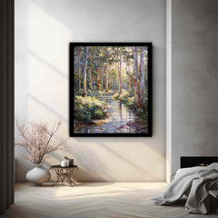 Beautiful Creek  Canvas Painting Art Print