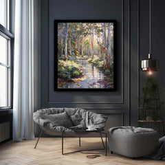 Beautiful Creek  Canvas Painting Art Print