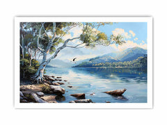 Lake  Canvas Painting Art Print