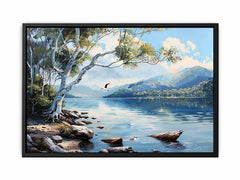 Lake  Canvas Painting Art Print