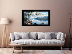 Lake  Canvas Painting Art Print