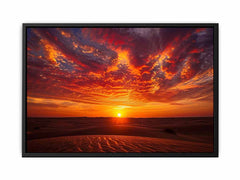 Sunrise  Canvas Painting Art Print