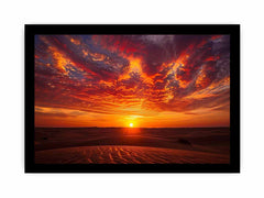 Sunrise  Canvas Painting Art Print