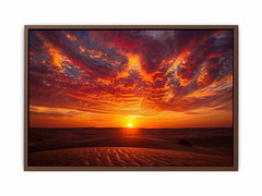 Sunrise  Canvas Painting Art Print