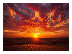 Sunrise  Canvas Painting Art Print