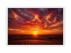 Sunrise  Canvas Painting Art Print