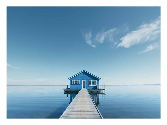 Serene House Canvas Artwork  Print