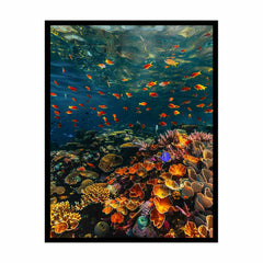 Underwater Canvas Painting Art Print