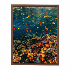Underwater Canvas Painting Art Print