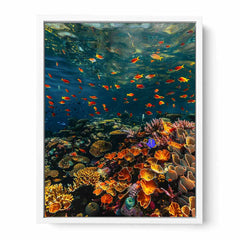 Underwater Canvas Painting Art Print