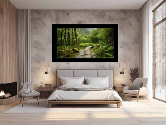 Morning  Forest Track  Canvas Art Print