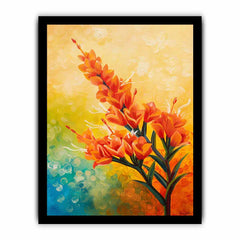 Kangaroo Paw Flower Canvas Painting