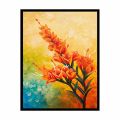 Kangaroo Paw Flower Canvas Painting