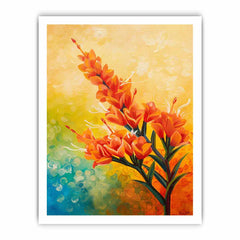 Kangaroo Paw Flower Canvas Painting