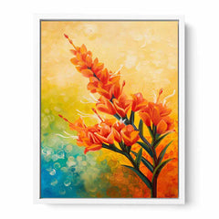 Kangaroo Paw Flower Canvas Painting