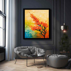 Kangaroo Paw Flower Canvas Painting