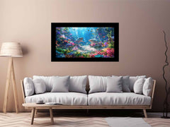 Underwater Sharks  Canvas Painting Art Print