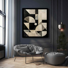Geometric  Canvas Art print