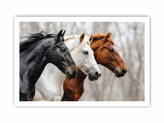 Three Horses Canvas Painting Artwork