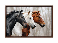 Three Horses Canvas Painting Artwork