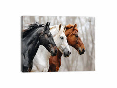 Three Horses Canvas Painting Artwork