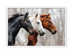 Three Horses Canvas Painting Artwork