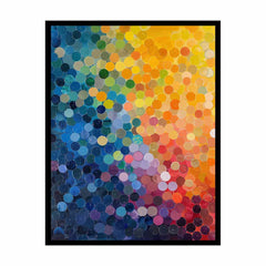 Points Dot Canvas Painting Artwork
