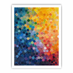 Points Dot Canvas Painting Artwork