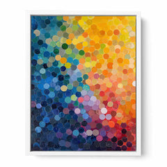 Points Dot Canvas Painting Artwork