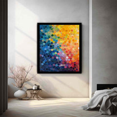 Points Dot Canvas Painting Artwork