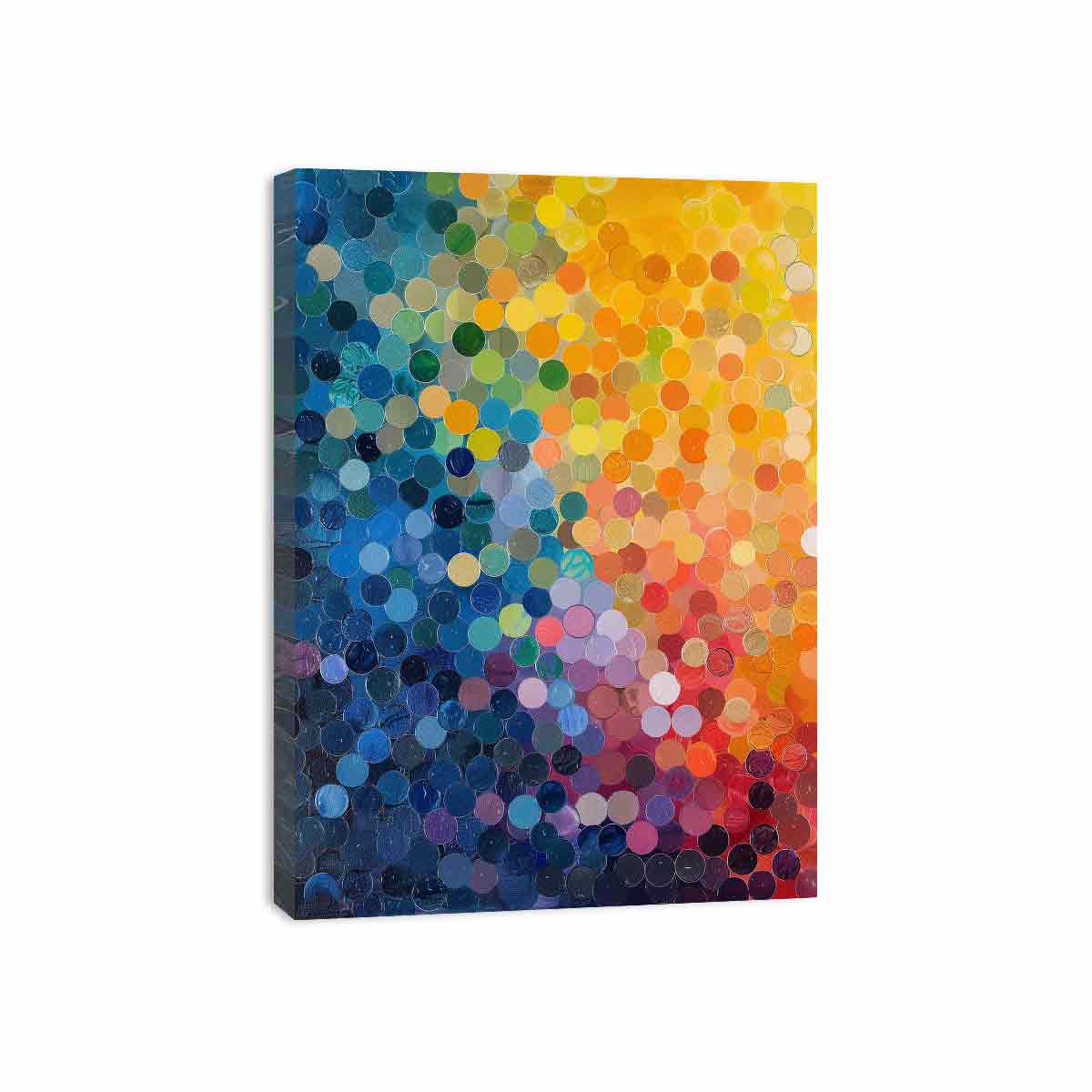 Points Dot Canvas Painting Artwork