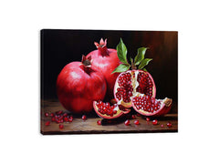 Pomegranate  Painting Canvas Art Print