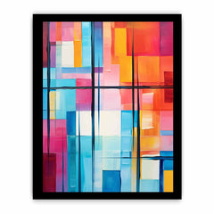 Modern Abstract Painting  Art Canvas Art Print